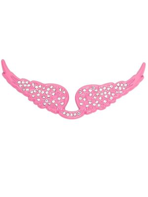 Zadig&Voltaire Swing Your Wings log charm - Pink