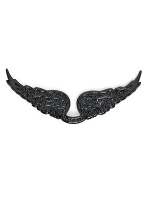 Zadig&Voltaire Swing Your Wings logo charm - Black