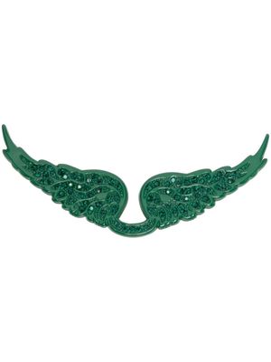 Zadig&Voltaire Swing Your Wings logo charm - Green