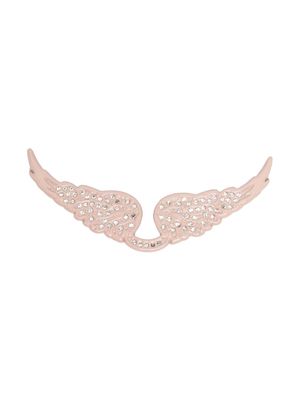 Zadig&Voltaire Swing Your Wings logo charm - Pink