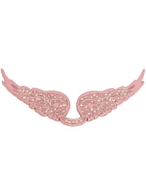 Zadig&Voltaire Swing Your Wings logo plaque - Pink