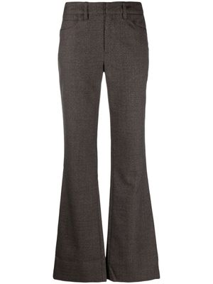 Zadig&Voltaire tailored flared wool trousers - Grey