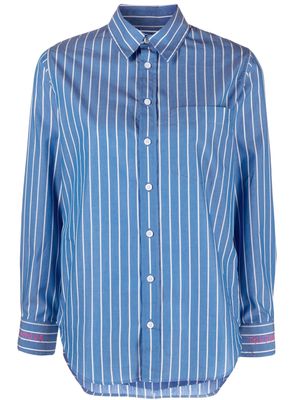 Zadig&Voltaire Taski striped cotton shirt - Blue