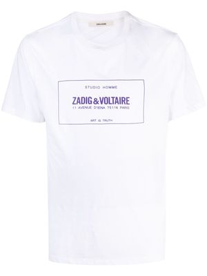 Zadig&Voltaire Ted graphic-print cotton T-shirt - White