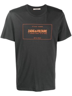 Zadig&Voltaire Ted logo-print T-shirt - Grey