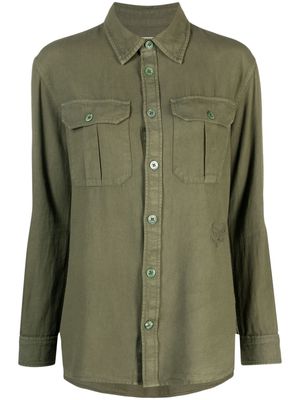 Zadig&Voltaire Teros cotton shirt - Green