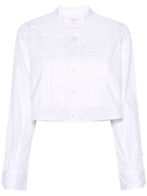 Zadig&Voltaire Theby pleated cotton shirt - White