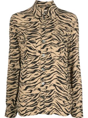 Zadig&Voltaire tiger-print blouse - Brown