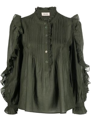 Zadig&Voltaire Timmy tunic top - Green