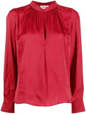 Zadig&Voltaire Tink satin blouse - Red
