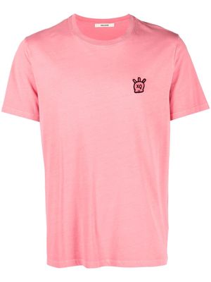 Zadig&Voltaire Tommy Skull XO faded-effect T-shirt - Pink