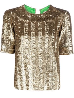 Zadig&Voltaire Toysse sequin embellished blouse - Neutrals