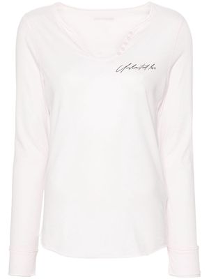 Zadig&Voltaire Unlimited Love organic cotton T-shirt - Pink
