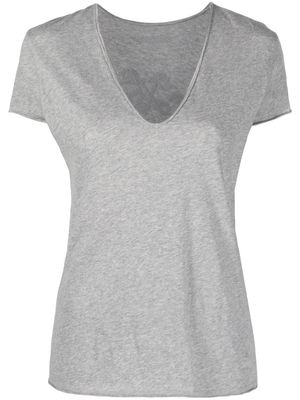 Zadig&Voltaire V-neck short-sleeve T-shirt - Grey
