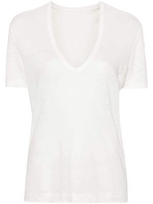 Zadig&Voltaire Wassa linen T-shirt - White