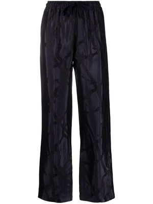 Zadig&Voltaire wide-leg high-waisted trousers - Blue