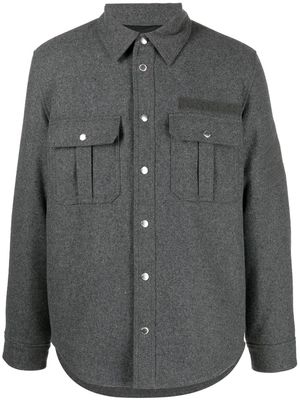 Zadig&Voltaire wool-blend shirt jacket - Grey