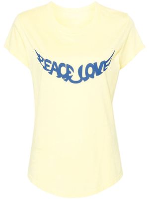 Zadig&Voltaire Woop wings-motif T-shirt - Yellow