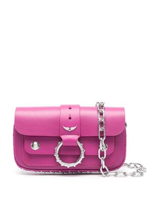 Zadig&Voltaire x Kate Moss leather mini bag - Pink