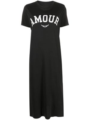 Zadig&Voltaire Zaid T-shirt dress - Black