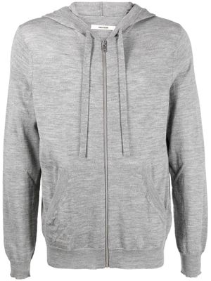 Zadig&Voltaire zipped hoodie - Grey