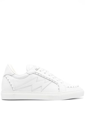 Zadig&Voltaire ZV1747 studded trainers - White