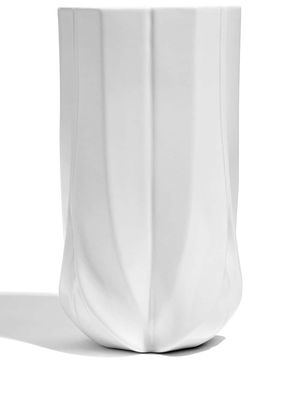 Zaha Hadid Design Braid porcelain vase - White