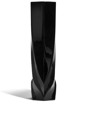 Zaha Hadid Design Braid tall vase - Black