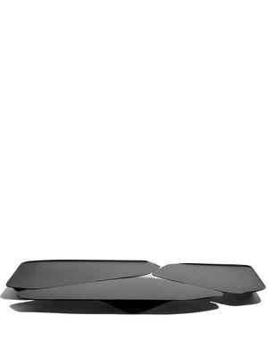 Zaha Hadid Design Hew stainless steel tray - Black
