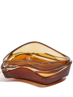 Zaha Hadid Design Plex crystal vessel - Brown
