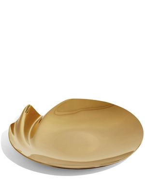Zaha Hadid Design Serenity stainless steel platter - Gold