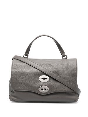 Zanellato calf-leather satchel-bag - Grey