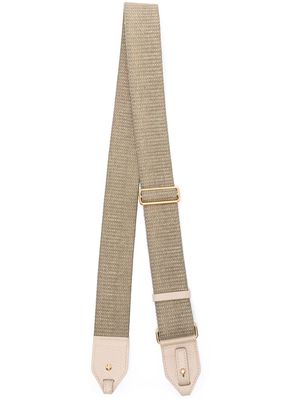 Zanellato detachable leather bag strap - Green