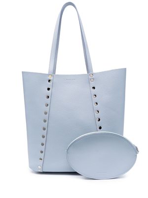 Zanellato Moretta Daily stud-embellished tote - Blue