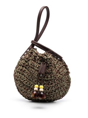 Zanellato Nanai woven shoulder bag - Brown