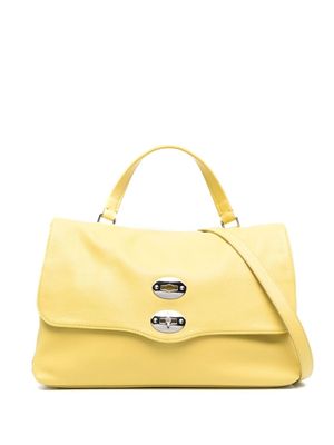 Zanellato Postina leather tote bag - Yellow