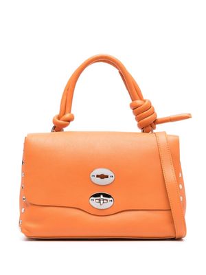 Zanellato small Postina Piuma Knot tote bag - Orange