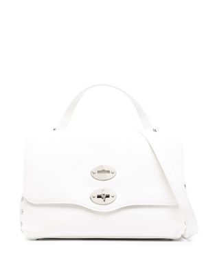 Zanellato stud-detail leather bag - White