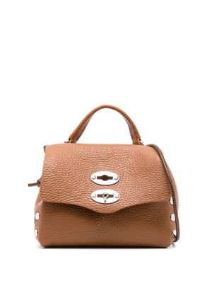 Zanellato super baby Postina leather bag - Brown