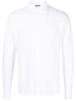 Zanone button-down fastening shirt - White