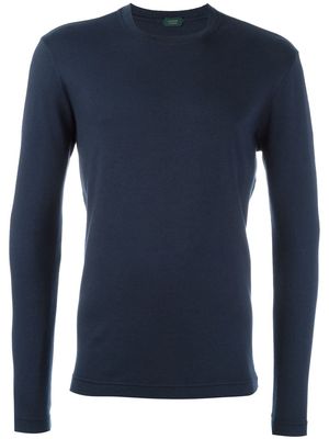 Zanone classic sweatshirt - Blue