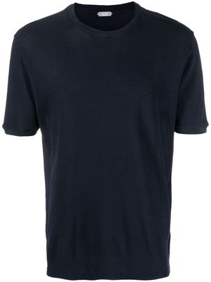 Zanone crew neck short-sleeved T-shirt - Blue