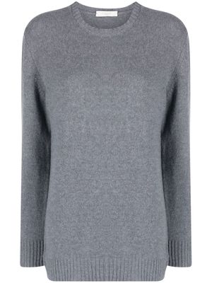 Zanone crew-neck wool-cashmere jumper - Grey