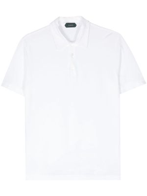 Zanone organic-cotton polo shirt - White