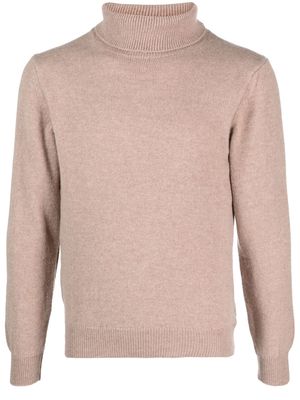 Zanone roll-neck wool jumper - Neutrals