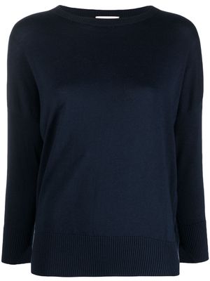 Zanone round-neck long-sleeved jumper - Blue