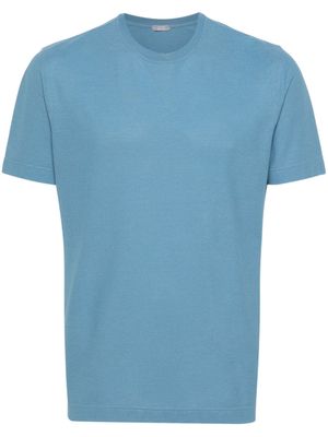 Zanone short-sleeve cotton T-shirt - Blue