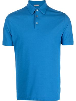 Zanone short-sleeve polo shirt - Blue