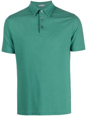 Zanone short-sleeve polo shirt - Green
