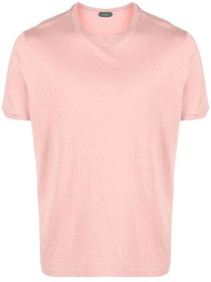 Zanone short-sleeved T-shirt - Pink